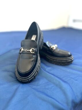 Steve Madden Chunky Loafer with Silver Bit